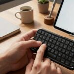 Taşınabilir Mini Bluetooth Klavye Şarjlı Kablosuz Klavye