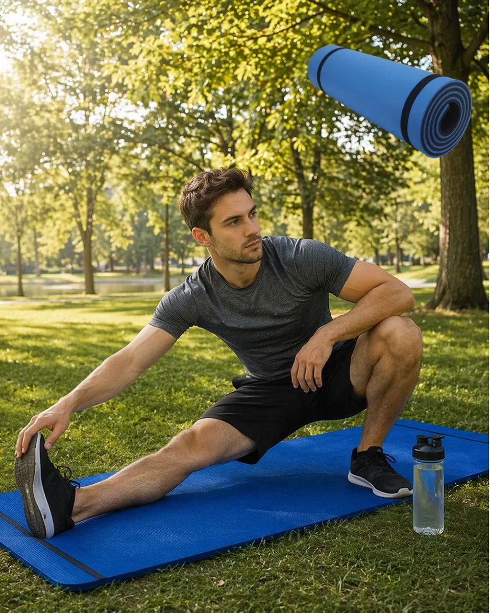 10 mm Fitness Minderi Tırtıklı Kaymaz Yüzey Esnek Darbe Emici Eva Yapı 1 10 mm Fitness Minderi Tırtıklı Kaymaz Yüzey Esnek Darbe Emici Eva Yapı