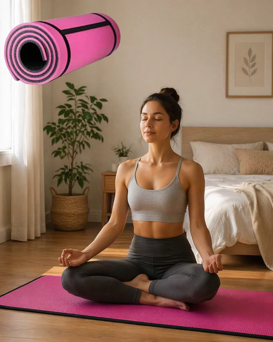 10 mm Pilates ve Egzersiz Matı Kaydırmaz Taban Konforlu Spor Minderi Hafif Taşınabilir 1 10 mm Pilates ve Egzersiz Matı Kaydırmaz Taban Konforlu Spor Minderi Hafif Taşınabilir