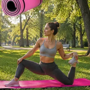 10 mm Spor ve Kamp Matı Çok Amaçlı Kullanım Hafif Taşınabilir Dayanıklı Eva Yapı