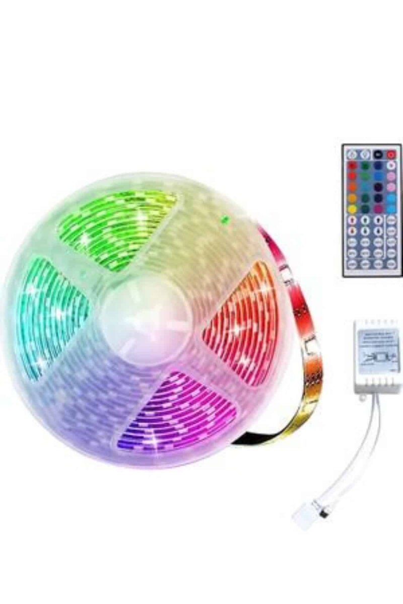 RGB Neon Şerit Led Lamba 10 Metre İç Mekan Tasarımına Uygun 2 RGB Neon Şerit Led Lamba 10 Metre İç Mekan Tasarımına Uygun - Görsel 2