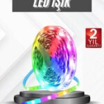 RGB Şerit Led 10 Metre Led Işık Kumanda ile Kontrol RGB