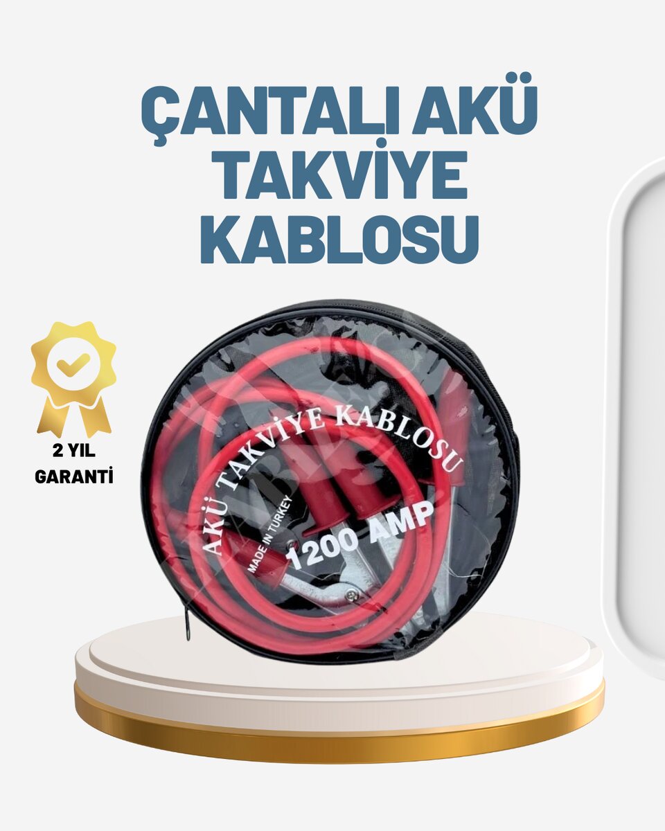 1200A Güçlü Akü Takviye Kablosu 2m Büyük Maşalı Acil Yardım 1 1200A Güçlü Akü Takviye Kablosu 2m Büyük Maşalı Acil Yardım