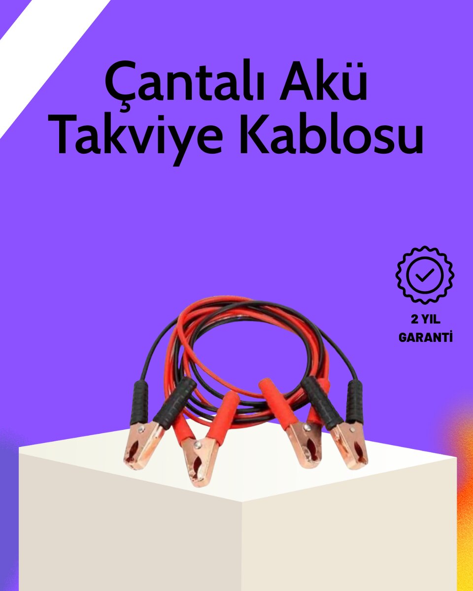 Akü Takviye Kablosu 1200A İzoleli Büyük Maşalı 2m Dayanıklı 1 Akü Takviye Kablosu 1200A İzoleli Büyük Maşalı 2m Dayanıklı
