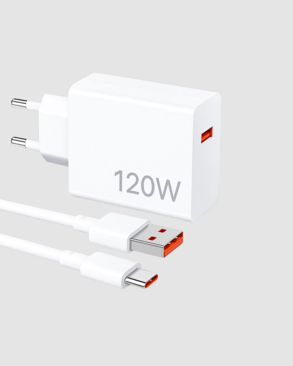 120W Süper Hızlı Şarj Adaptörü – Type-C Kablo Dahil, Yüksek Voltaj Korumalı 3 120W Süper Hızlı Şarj Adaptörü – Type-C Kablo Dahil, Yüksek Voltaj Korumalı - Görsel 3