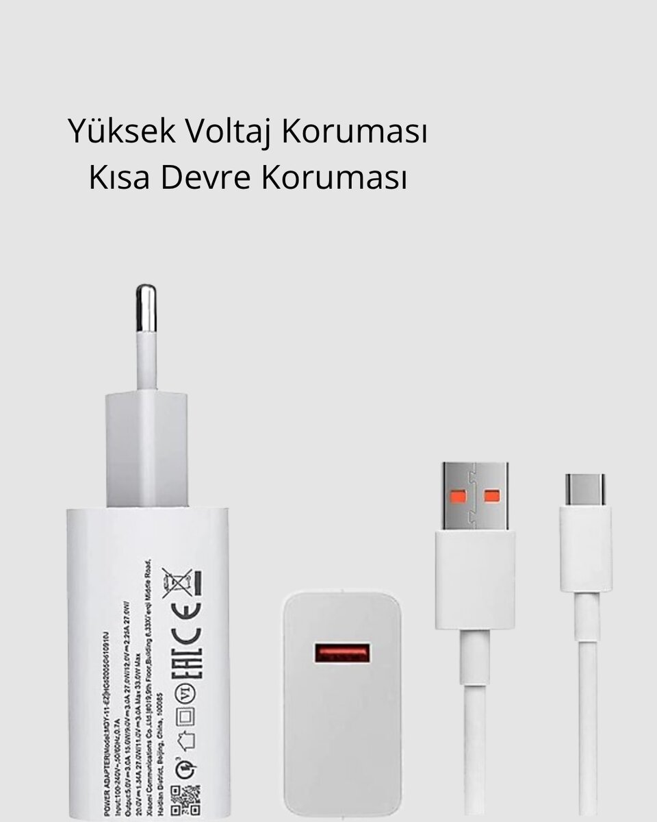 120W Süper Hızlı Şarj Adaptörü – Type-C Kablo Dahil, Yüksek Voltaj Korumalı 4 120W Süper Hızlı Şarj Adaptörü – Type-C Kablo Dahil, Yüksek Voltaj Korumalı - Görsel 4