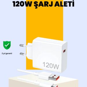 120 Watt Type C Hızlı Şarj Cihazı Reno 4 5 6 Uyumlu