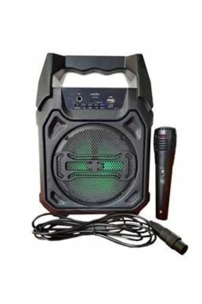 10W Güçlü Ses Performanslı Bluetooth Karaoke Hoparlörü 2 10W Güçlü Ses Performanslı Bluetooth Karaoke Hoparlörü - Görsel 2