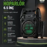 10W Güçlü Ses Performanslı Bluetooth Karaoke Hoparlörü