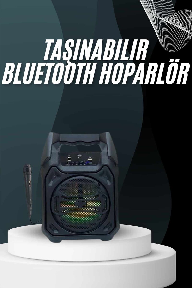 Yeni Nesil Bluetooth Hoparlör USB TF Kart Girişli Çoklu Bağlantı 1 Yeni Nesil Bluetooth Hoparlör USB TF Kart Girişli Çoklu Bağlantı