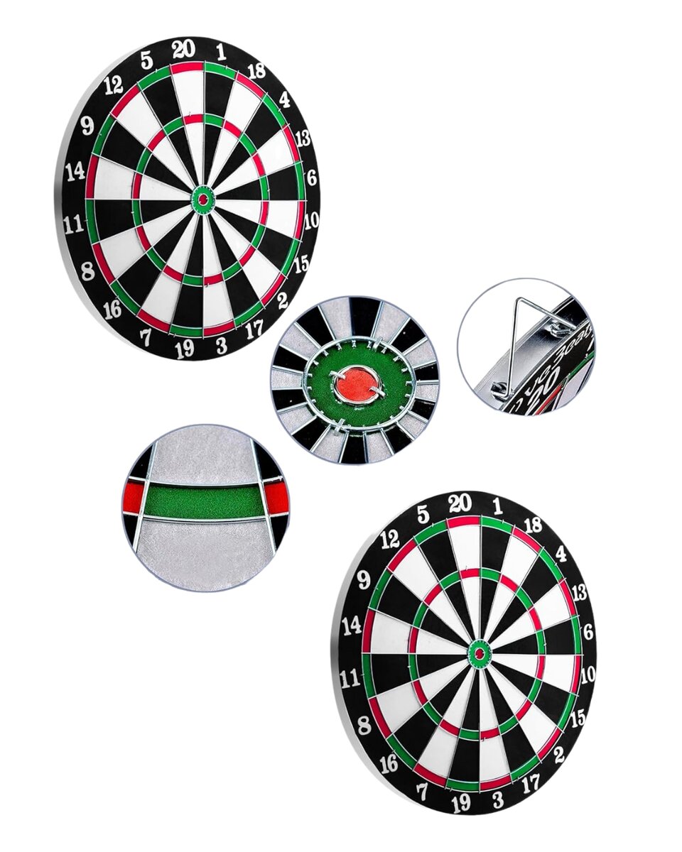 Ev ve Oyun Alanları İçin Dart Tahtası 12 İnç 4 Dart Oku Dahil 4 Ev ve Oyun Alanları İçin Dart Tahtası 12 İnç 4 Dart Oku Dahil - Görsel 4