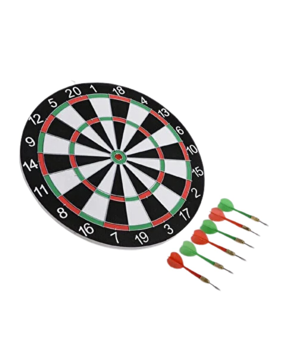 12 İnç Dart Tahtası 4 Adet Metal Uçlu Dart Oku Kolay Montajlı 2 12 İnç Dart Tahtası 4 Adet Metal Uçlu Dart Oku Kolay Montajlı - Görsel 2