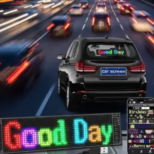 RGB LED Yazı Paneli Telefon Kontrollü Kayan Yazı Animasyonlu Ekran