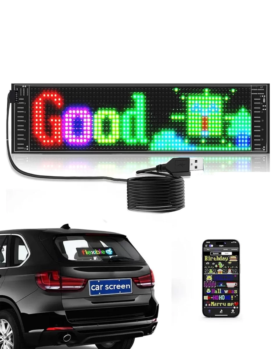 Dekoratif LED Yazı Paneli RGB Animasyonlu Uzaktan Kumandalı Ekran 2 Dekoratif LED Yazı Paneli RGB Animasyonlu Uzaktan Kumandalı Ekran - Görsel 2