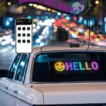 LED Matrix Panel RGB Yazı Yazma Animasyonlu Telefon Kontrollü Akıllı Ekran