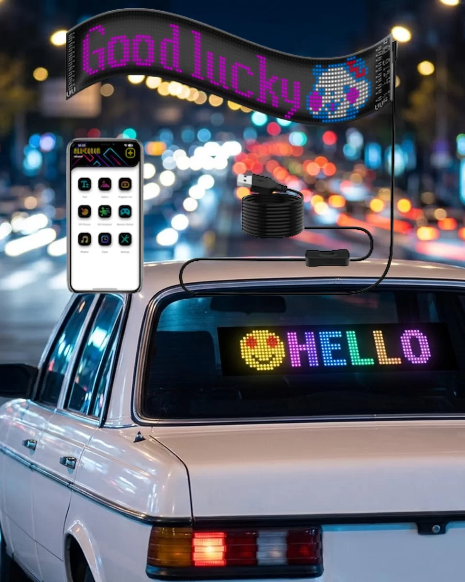 LED Matrix Panel RGB Yazı Yazma Animasyonlu Telefon Kontrollü Akıllı Ekran 1 LED Matrix Panel RGB Yazı Yazma Animasyonlu Telefon Kontrollü Akıllı Ekran