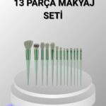 13 Parça Makyaj Fırça Seti – Ergonomik, Dökülme Yapmayan, Taşınabilir