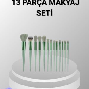 13 Parça Makyaj Fırça Seti – Ergonomik, Dökülme Yapmayan, Taşınabilir