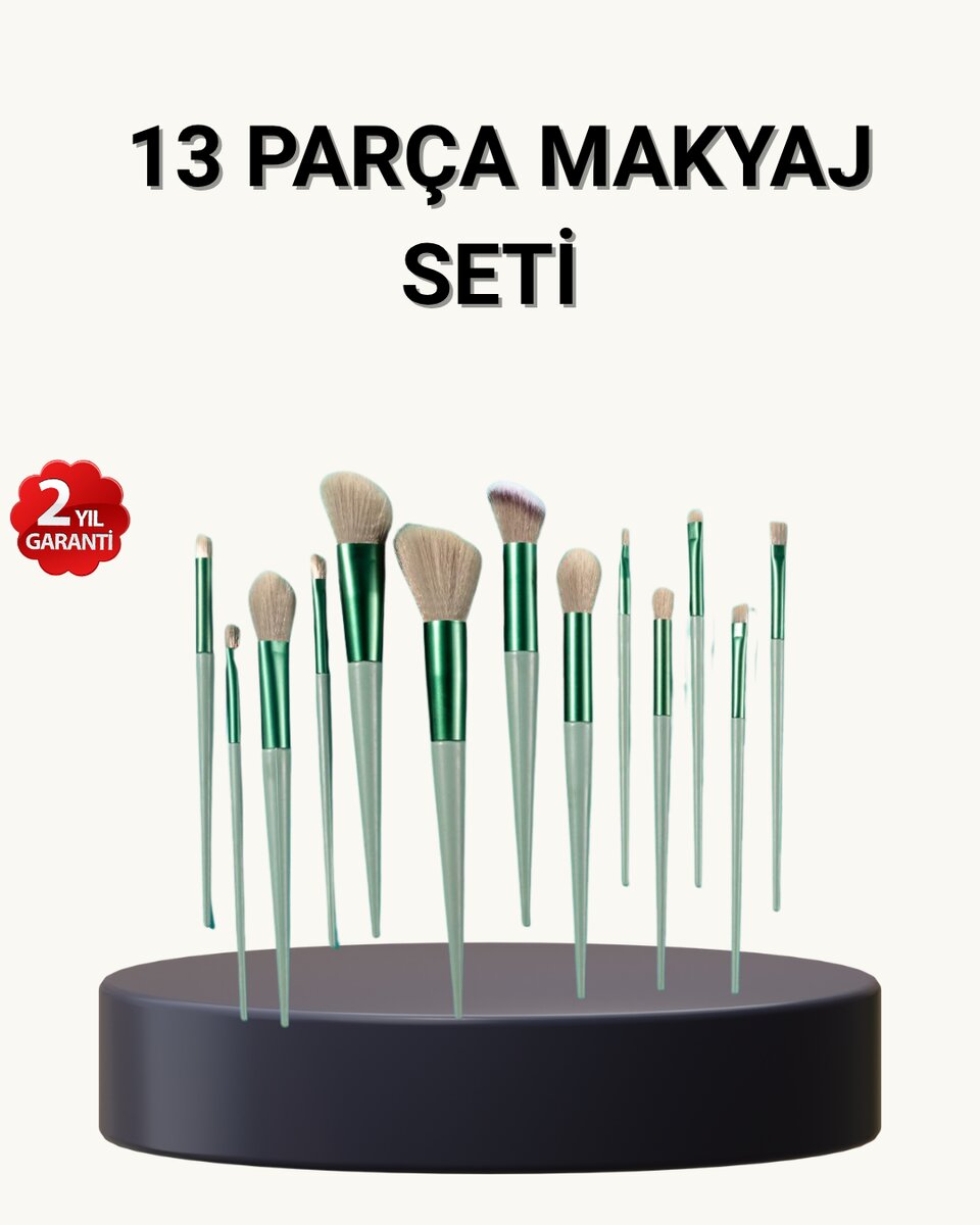 13’lü Yumuşak Kıllı Makyaj Fırça Seti – Profesyonel Kalite, Hassas Ciltlere Uygun 1 13’lü Yumuşak Kıllı Makyaj Fırça Seti – Profesyonel Kalite, Hassas Ciltlere Uygun