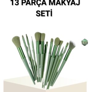 13’lü Profesyonel Makyaj Fırça Seti – Yumuşak Sentetik Kıllı, Tüm Cilt Tiplerine Uygun