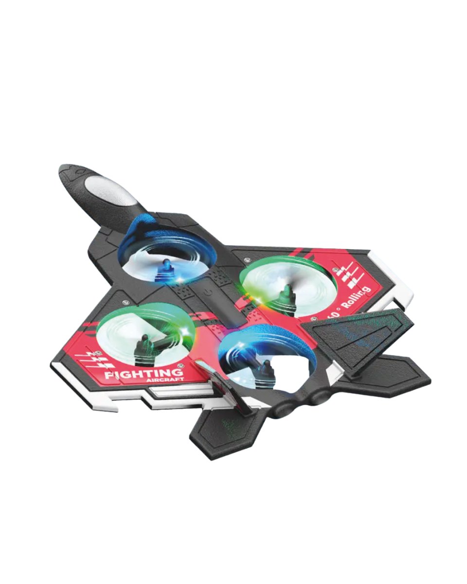 LED Işıklı Fighter Jet Tasarımlı Drone Uzaktan Kumandalı Akrobatik Oyuncak Uçak 3 LED Işıklı Fighter Jet Tasarımlı Drone Uzaktan Kumandalı Akrobatik Oyuncak Uçak - Görsel 3