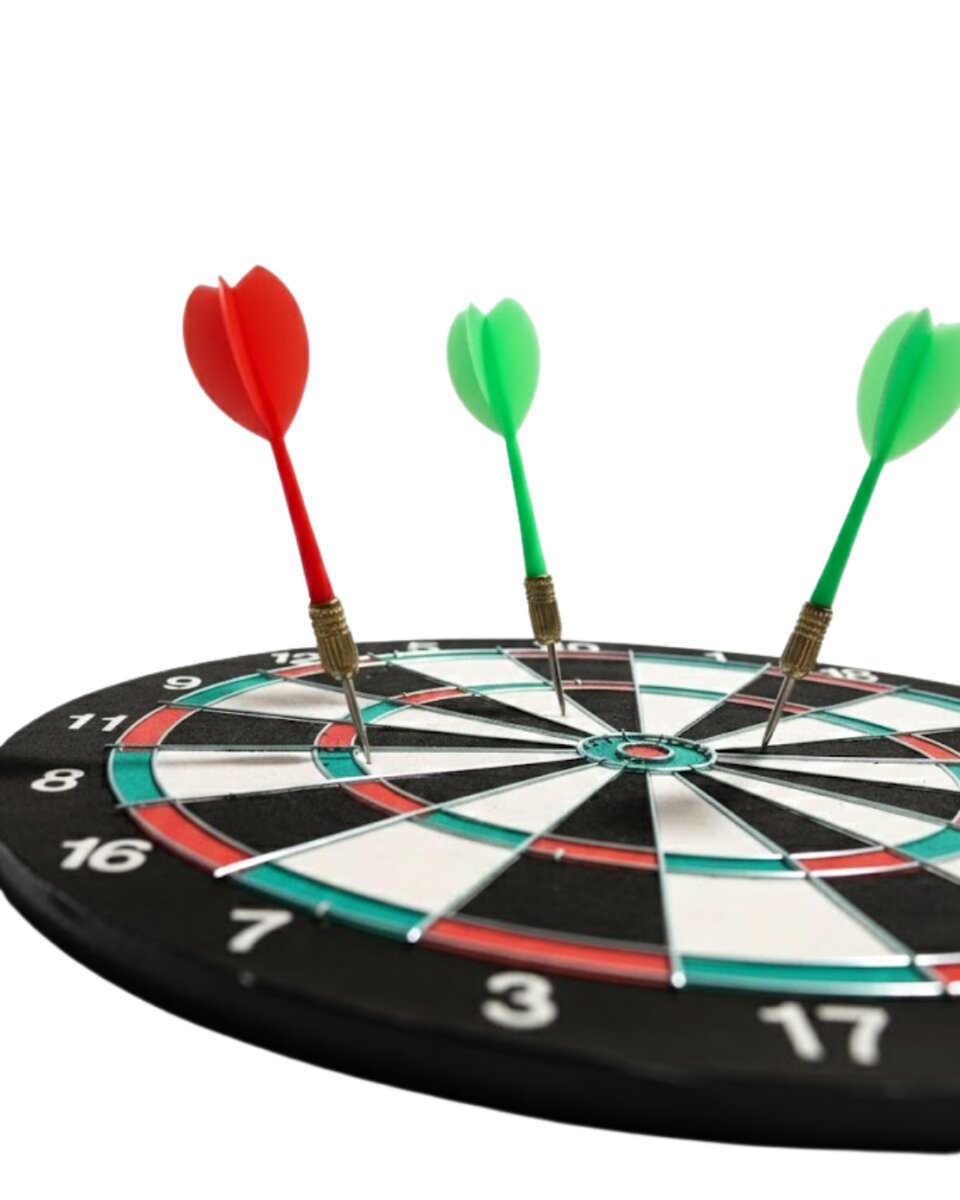 15 İnç Dart Tahtası 4 Metal Uçlu Dart Oku Dayanıklı Ahşap Gövde 3 15 İnç Dart Tahtası 4 Metal Uçlu Dart Oku Dayanıklı Ahşap Gövde - Görsel 3