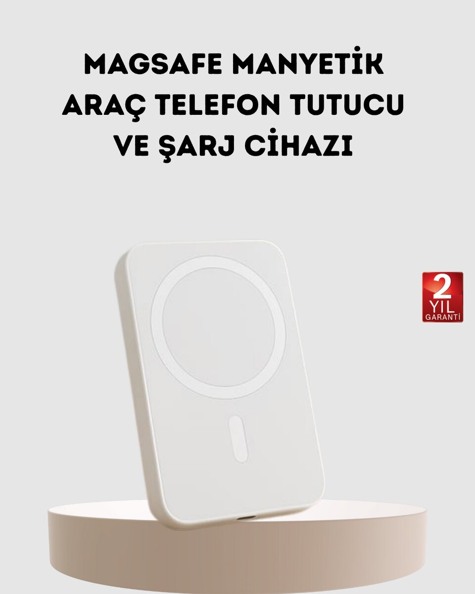 5000mAh Manyetik Powerbank – iPhone Serisi İçin Taşınabilir Kablosuz Şarj Cihazı 1 5000mAh Manyetik Powerbank – iPhone Serisi İçin Taşınabilir Kablosuz Şarj Cihazı