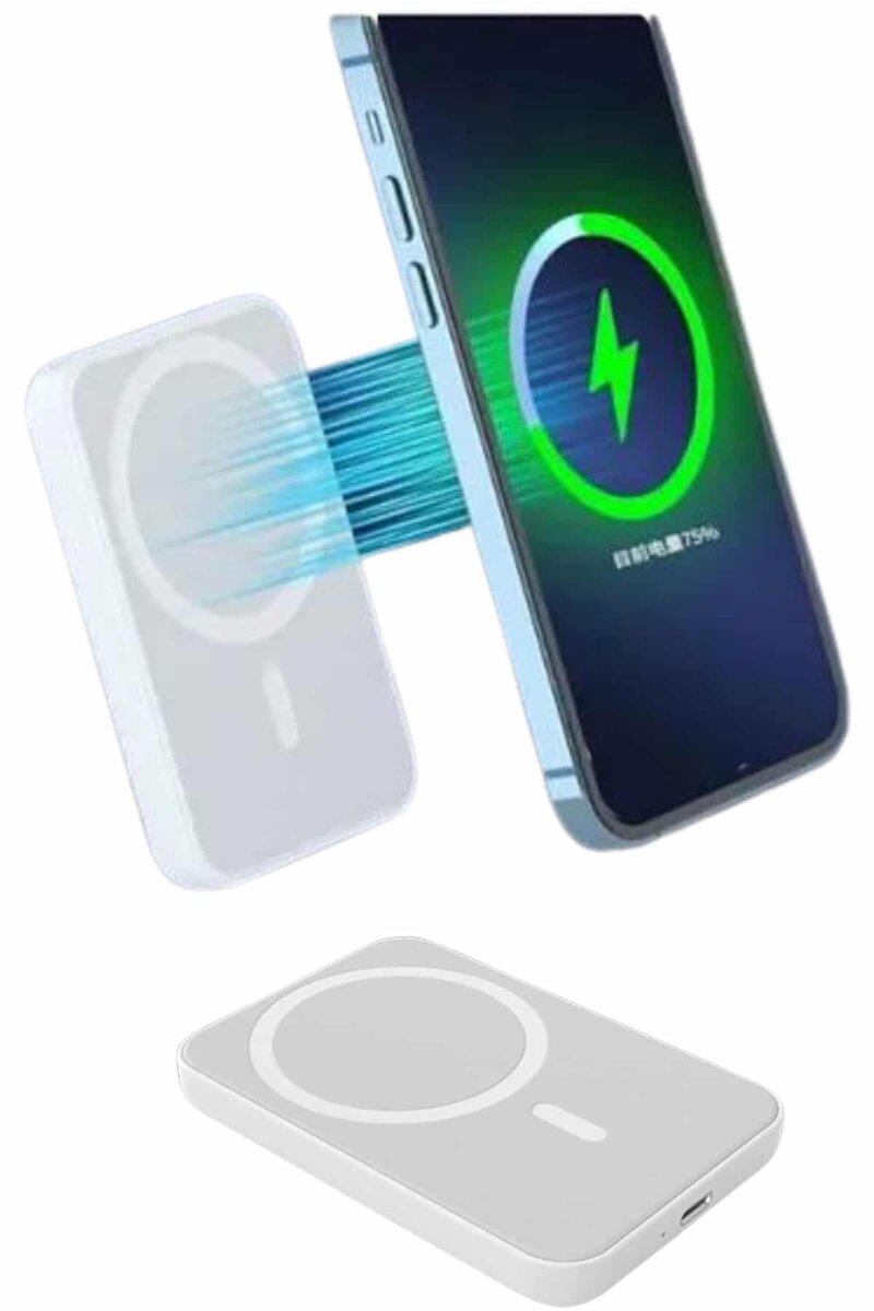 İOS Uyumlu Magsafe Kablosuz 15w Şarj Powerbank Magesafe 2 İOS Uyumlu Magsafe Kablosuz 15w Şarj Powerbank Magesafe - Görsel 2