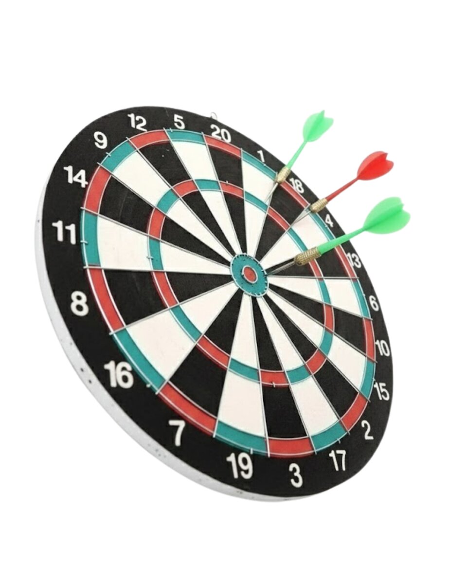 Ev ve Ofis İçin 17 İnç Dart Tahtası Seti 4 Adet Dart Oku Dahil 3 Ev ve Ofis İçin 17 İnç Dart Tahtası Seti 4 Adet Dart Oku Dahil - Görsel 3