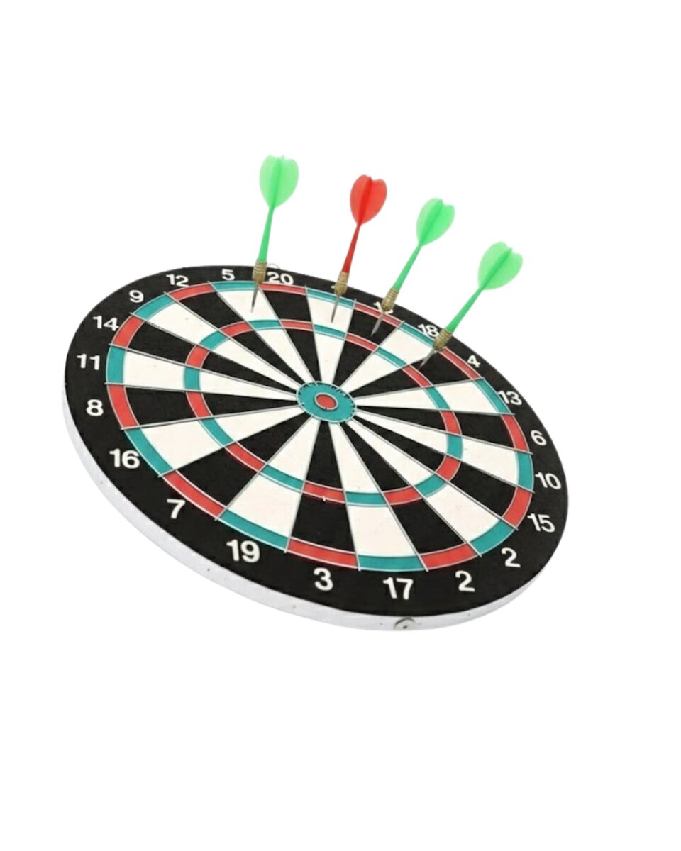 Ev ve Ofis İçin 17 İnç Dart Tahtası Seti 4 Adet Dart Oku Dahil 4 Ev ve Ofis İçin 17 İnç Dart Tahtası Seti 4 Adet Dart Oku Dahil - Görsel 4