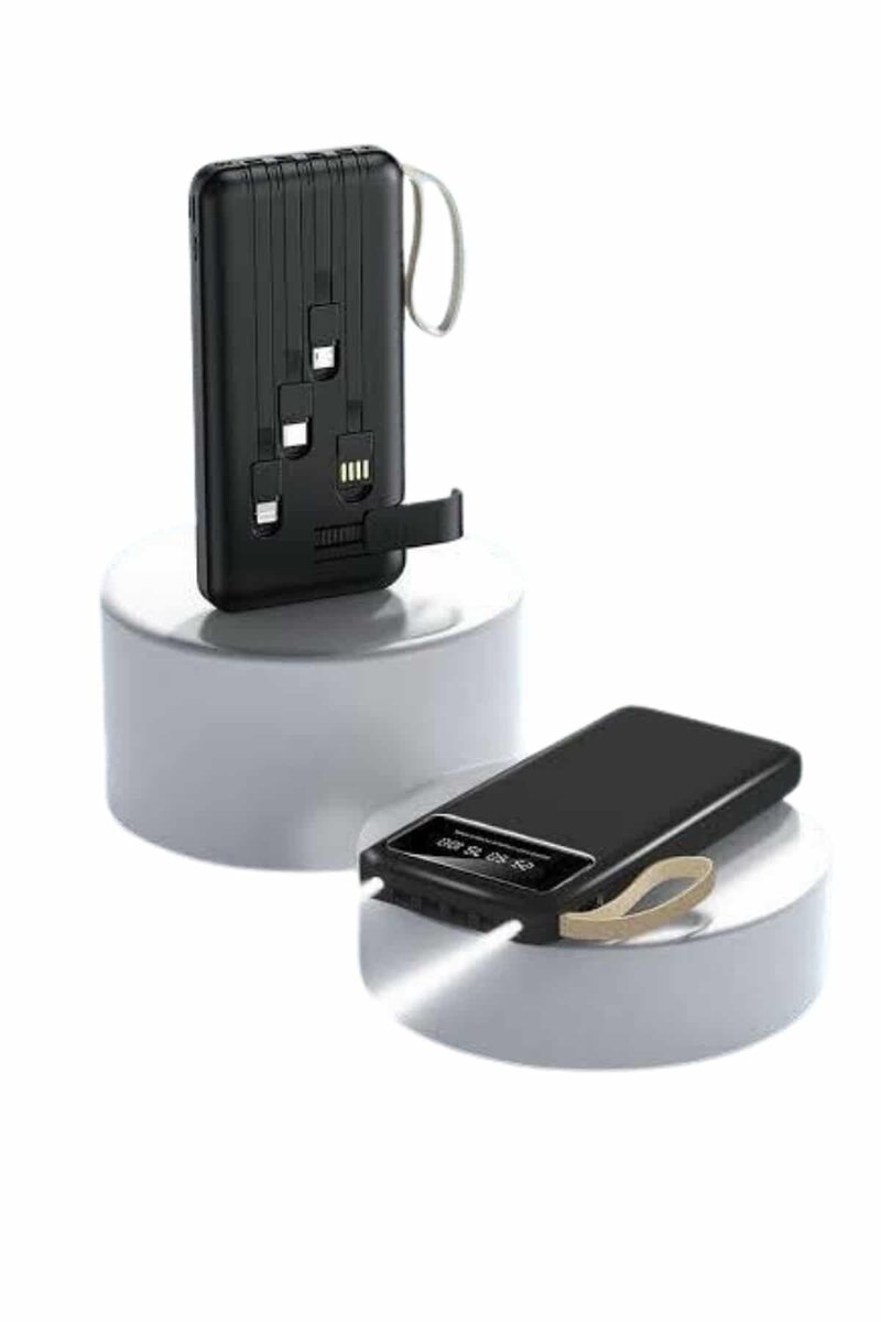 Hızlı Şarj Özellikli 20.000 Mah Dijital Göstergeli USB Girişli Android ve İOS Uyumlu Powerbank 3 Hızlı Şarj Özellikli 20.000 Mah Dijital Göstergeli USB Girişli Android ve İOS Uyumlu Powerbank - Görsel 3
