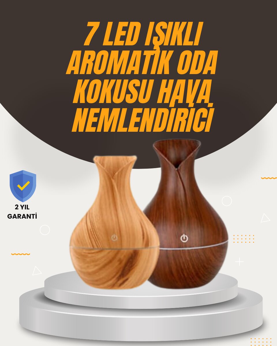 Aromaterapi Özellikli Ultrasonik Taşınabilir Oda ve Ofis Nemlendirici 1 Aromaterapi Özellikli Ultrasonik Taşınabilir Oda ve Ofis Nemlendirici