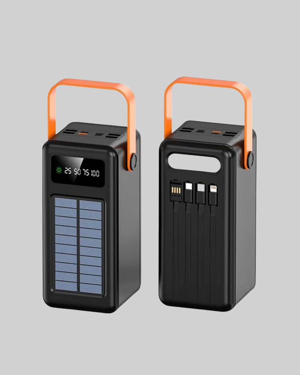 80000 mAh Yüksek Kapasiteli Powerbank Göstergeli Solar Şarj Cihazı 4 80000 mAh Yüksek Kapasiteli Powerbank Göstergeli Solar Şarj Cihazı - Görsel 4