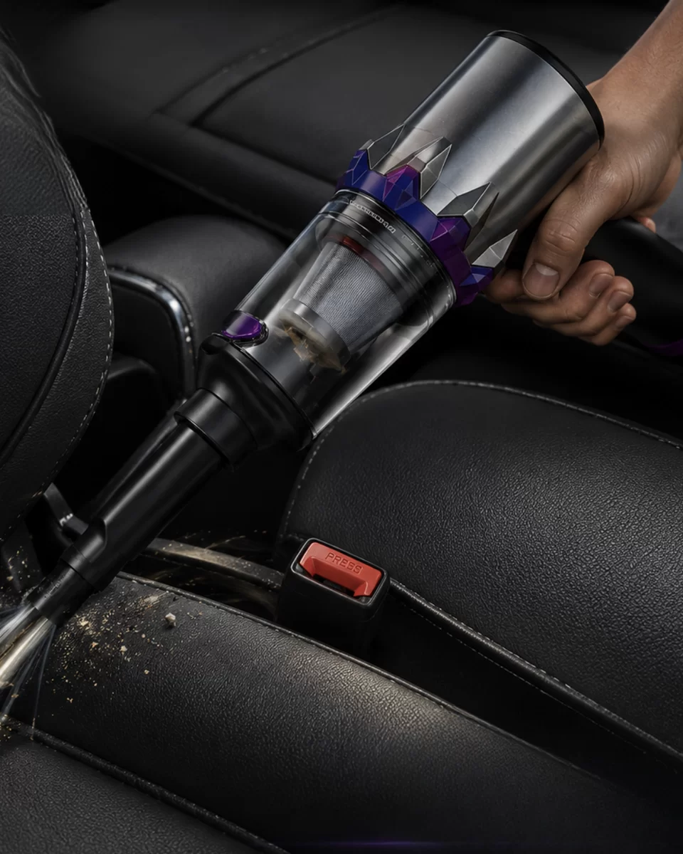 Şarjlı Araç Süpürgesi 22.000 Pa Turbo Güçlü Metal HEPA Filtreli Oto Süpürge 1 Şarjlı Araç Süpürgesi 22.000 Pa Turbo Güçlü Metal HEPA Filtreli Oto Süpürge