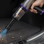 Taşınabilir Oto Süpürge 220W Turbo Güçlü Metal HEPA Filtreli Kablosuz Süpürge