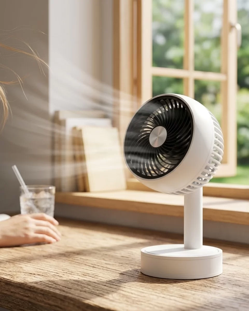 Sessiz Çalışan Şarjlı Mini Fan Masa ve Araç Kullanımına Uygun 1 Sessiz Çalışan Şarjlı Mini Fan Masa ve Araç Kullanımına Uygun