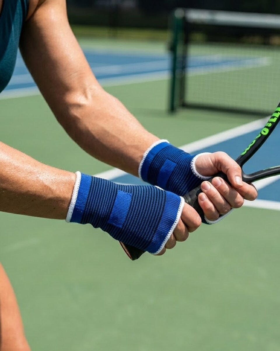 2 Adet Sporcu Bilek Desteği Esnek Nefes Alabilir Örgü Tasarım 1 2 Adet Sporcu Bilek Desteği Esnek Nefes Alabilir Örgü Tasarım