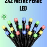 Su Geçirmez Pil Çalışan LED Perde Işık – İç ve Dış Mekan