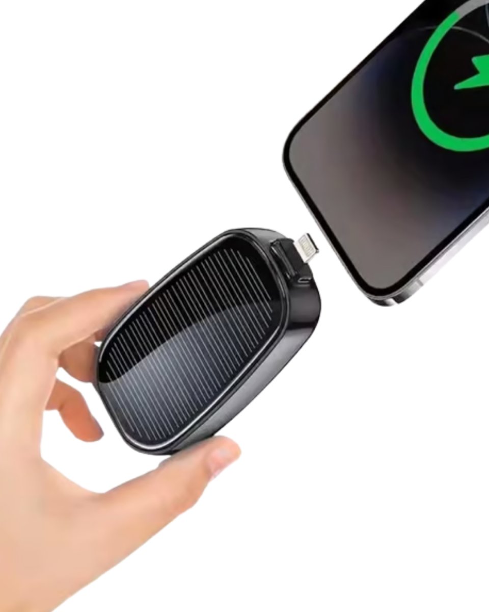 Güneş Enerjili Mini Powerbank 1200mAh Ultra İnce Taşınabilir 3 Güneş Enerjili Mini Powerbank 1200mAh Ultra İnce Taşınabilir - Görsel 3