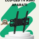 32 İnç TV Duvar Askı Braketi Stabil Güvenli Montaj Çelik Gövde