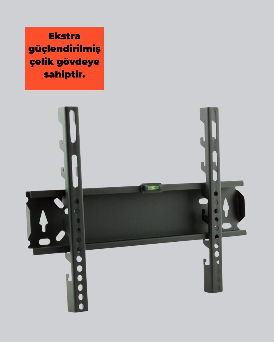 32-65 İnç LCD LED TV Askı Aparatı 75 kg Taşıma Güçlendirilmiş Çelik 2 32-65 İnç LCD LED TV Askı Aparatı 75 kg Taşıma Güçlendirilmiş Çelik - Görsel 2