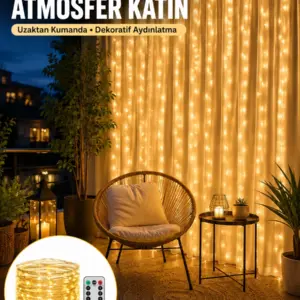Romantik Ambiyans İçin Uzaktan Kumandalı Günışığı Peri Led Yeni Nesil