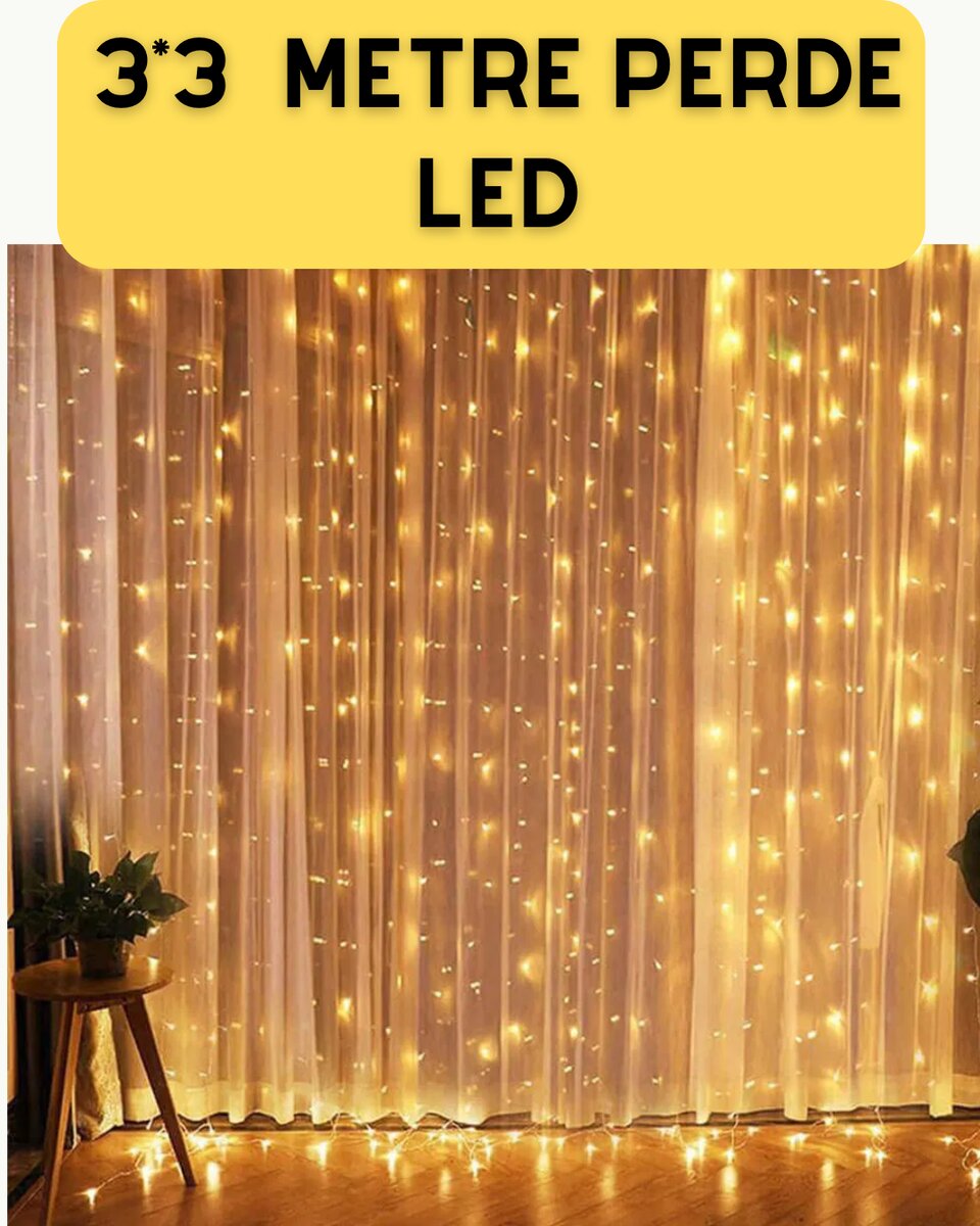 Şelale Tasarımlı Perde LED – Düğün ve Özel Gün Işıkları 1 Şelale Tasarımlı Perde LED – Düğün ve Özel Gün Işıkları