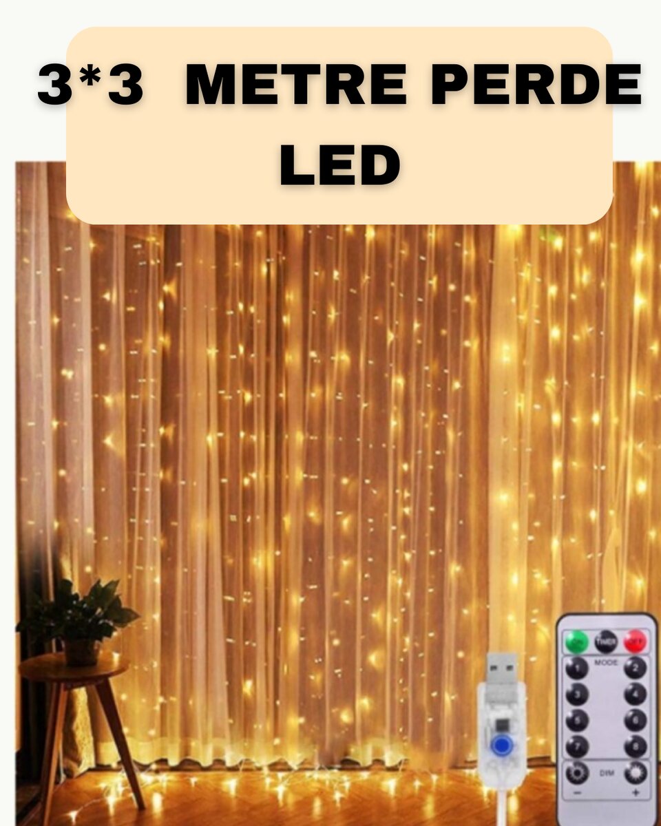 İç ve Dış Mekan Perde LED – Bahçe Balkon ve Veranda İçin 1 İç ve Dış Mekan Perde LED – Bahçe Balkon ve Veranda İçin
