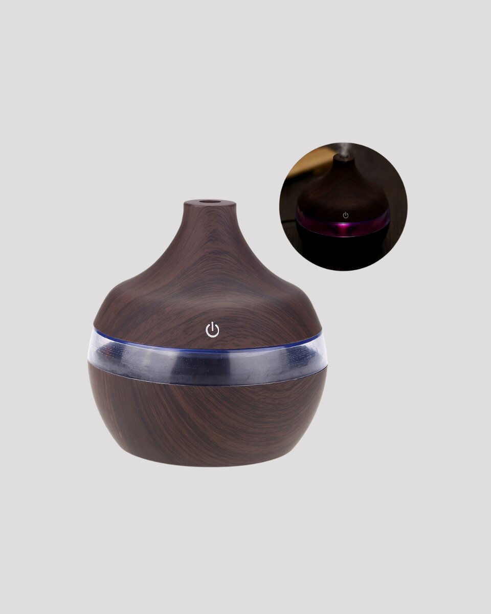 7 Renk LED Işıklı Ultrasonik Aroma Difüzör 300 ml 2 7 Renk LED Işıklı Ultrasonik Aroma Difüzör 300 ml - Görsel 2