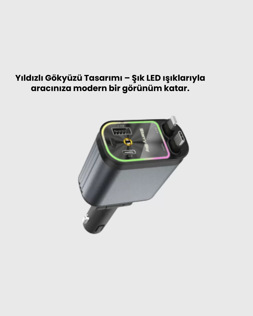 Kia Seat Mazda Mitsubishi Araçlar için Çok Fonksiyonlu Araç Şarj Adaptörü Yeni Nesil 4 Kia Seat Mazda Mitsubishi Araçlar için Çok Fonksiyonlu Araç Şarj Adaptörü Yeni Nesil - Görsel 4
