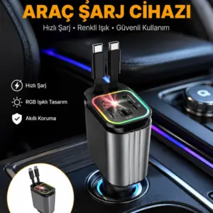Kia Seat Mazda Mitsubishi Araçlar için Çok Fonksiyonlu Araç Şarj Adaptörü Yeni Nesil
