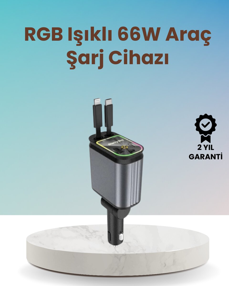BMW Mercedes Audi Volkswagen Araçlar için 4’ü 1 Arada Hızlı Şarj Cihazı 1 BMW Mercedes Audi Volkswagen Araçlar için 4’ü 1 Arada Hızlı Şarj Cihazı