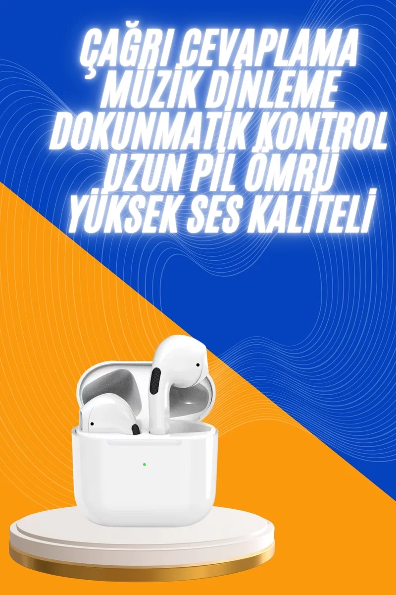 Yeni Nesil Bluetooth Kulaklık Beyaz Çağrı Cevaplayabilen Kablosuz Yeni Nesil 2 Yeni Nesil Bluetooth Kulaklık Beyaz Çağrı Cevaplayabilen Kablosuz Yeni Nesil - Görsel 2