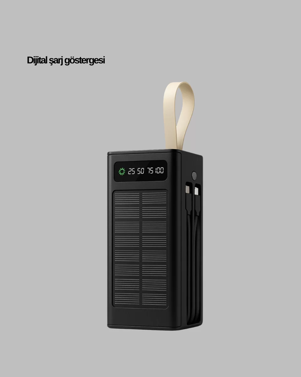 Taşınabilir Güneş Panelli Powerbank Çoklu Cihaz Şarj Destekli Yeni Nesil 3 Taşınabilir Güneş Panelli Powerbank Çoklu Cihaz Şarj Destekli Yeni Nesil - Görsel 3